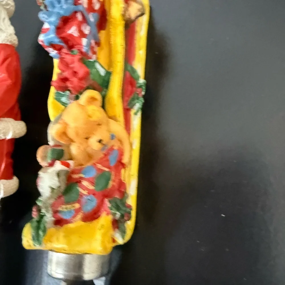 Vintage Set of‎ 5 Festive Holiday Spreader stainless steel